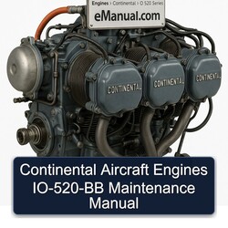 Continental O 520 Series Aircraft Engines Io-520-bb Service Repair Workshop Manual PDF