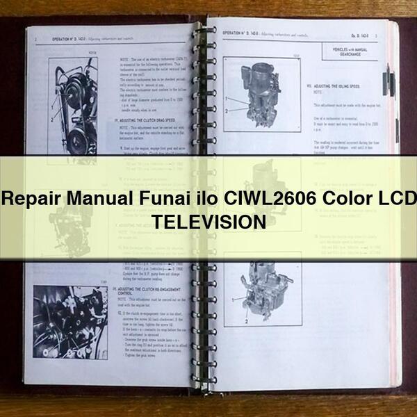 Jeep Transmissions Repair & Rebuild Funai Ilo Ciwl2606 Color LCD Television Service Workshop Manual PDF