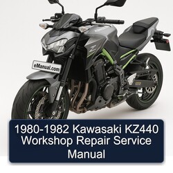 1980-1982 Kawasaki Z Series KZ440 Service Repair Workshop Manual PDF