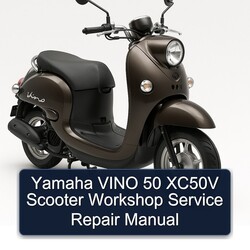 Yamaha Vino 50 XC50V Scooter Service Repair Workshop Manual PDF