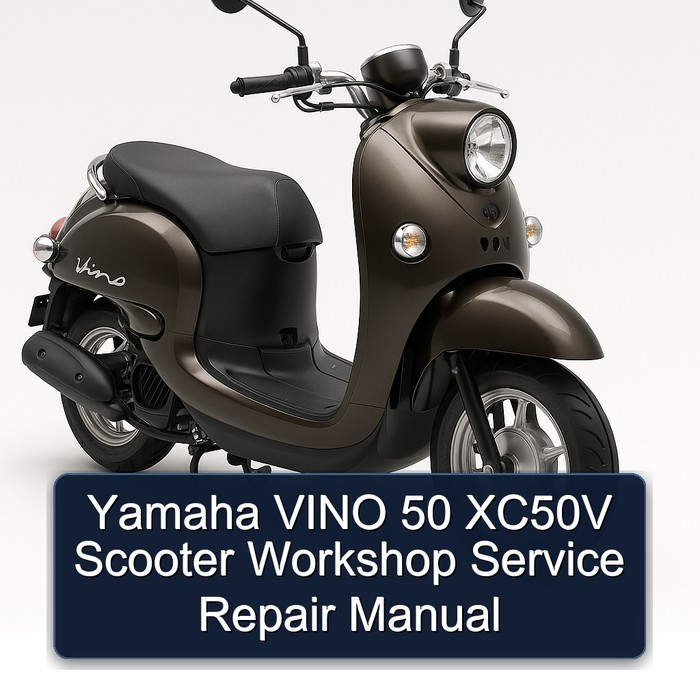 Yamaha Vino 50 XC50V Scooter Service Repair Workshop Manual PDF