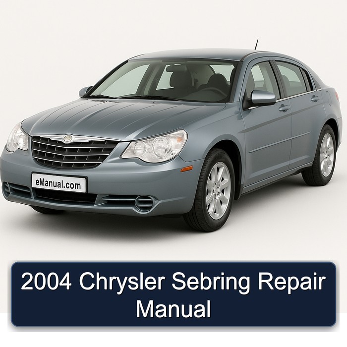 2004 Chrysler Sebring Service Repair Workshop Manual PDF