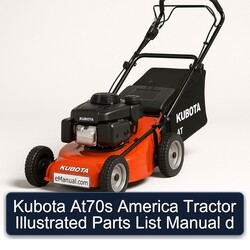 Kubota AT70S America Tractor Illustrated D Parts Catalog PDF