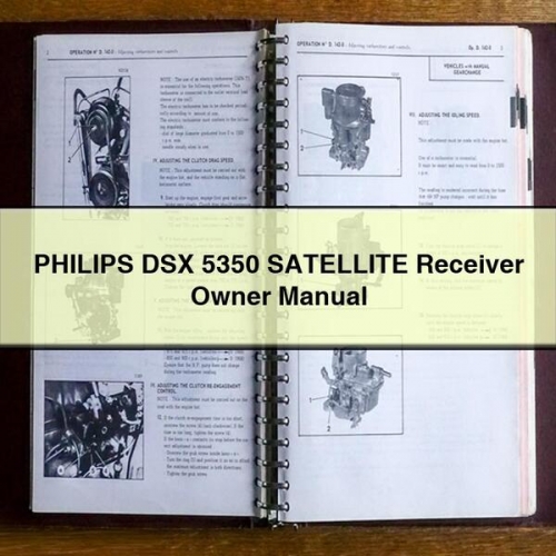 Multimeters Philips DSX 5350 Satellite Receiver Owner Owner's Manual PDF