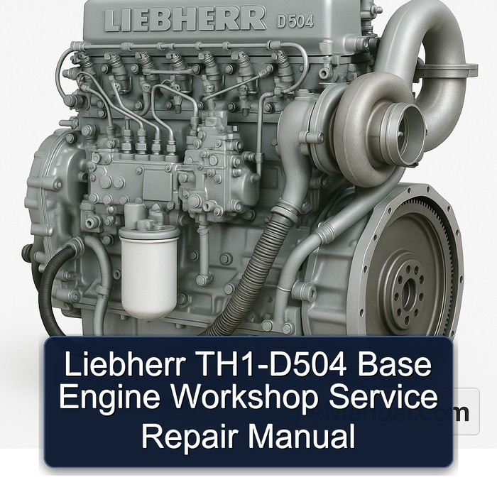 Liebherr D 504 NA T TI TH1-D504 Base Engine Service Repair Workshop Manual PDF