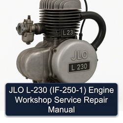 JLO L 230 L-230 (IF-250-1) Engine IF Service Repair Workshop Manual PDF