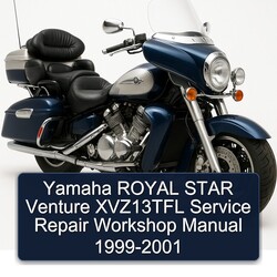 1999-2001 Yamaha Royal Star Venture XVZ13TFL Service Repair Workshop Manual PDF