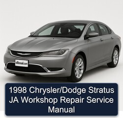 1998 Chrysler Stratus /dodge JA Service Repair Workshop Manual PDF