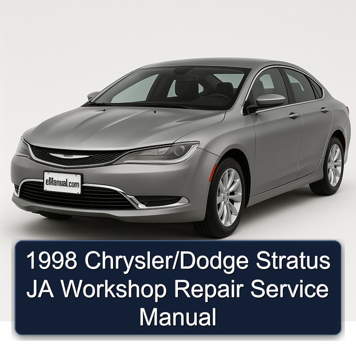 1998 Chrysler Stratus /dodge JA Service Repair Workshop Manual PDF