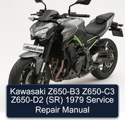 1979 Kawasaki Z Series Z650-B3 Z650-C3 Z650-D2 (SR) Service Repair Workshop Manual PDF