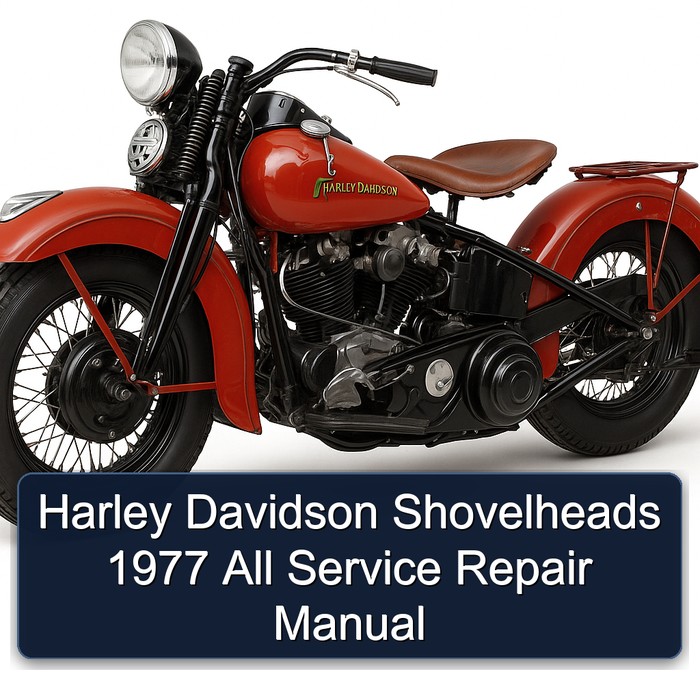 1977 Harley Davidson Shovelheads All Service Repair Workshop Manual PDF