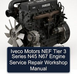 Iveco Motors NEF Tier 3 Series N45 N67 Engine Service Repair Workshop Manual PDF