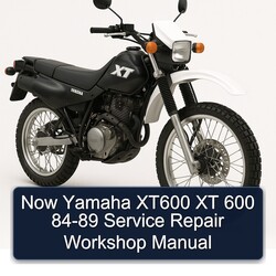 1984-1989 Yamaha XT Models Now XT600 600 Service Repair Workshop Manual PDF