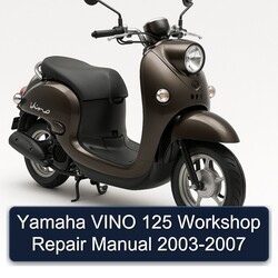 2003-2007 Yamaha Vino Service Repair Workshop Manual PDF