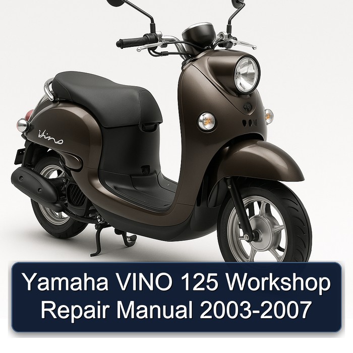 2003-2007 Yamaha Vino Service Repair Workshop Manual PDF