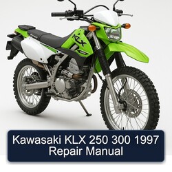 1997 Kawasaki KLX Series 250 300 Service Repair Workshop Manual PDF