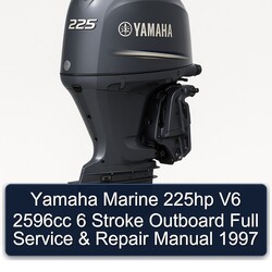 1997 Yamaha Marine 225HP V6 2596CC 6 Stroke Outboard Service Repair Workshop Manual PDF