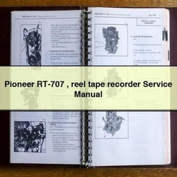 Pioneer RT-707 Reel Tape Recorder Service Repair Workshop Manual PDF