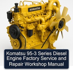 Komatsu 95 3 Series Diesel Engine Service Repair Workshop Manual PDF