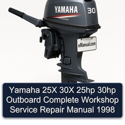1998 Yamaha 25X 30X 25HP 30HP Outboard Service Repair Workshop Manual PDF