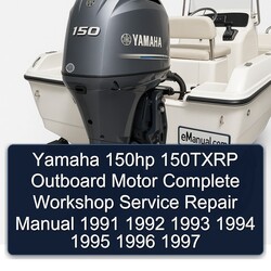 1991-1997 Yamaha 150HP 150TXRP Outboard Motor Service Repair Workshop Manual PDF