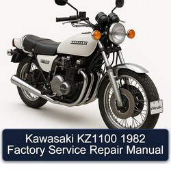 1982 Kawasaki KZ Series KZ1100 Service Repair Workshop Manual PDF