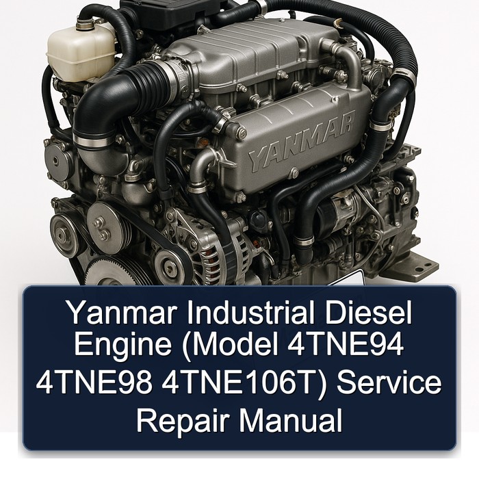 Yanmar 4 BY 6 Industrial Diesel Engine (model 4tne94 4tne98 4tne106t) Service Repair Workshop Manual PDF