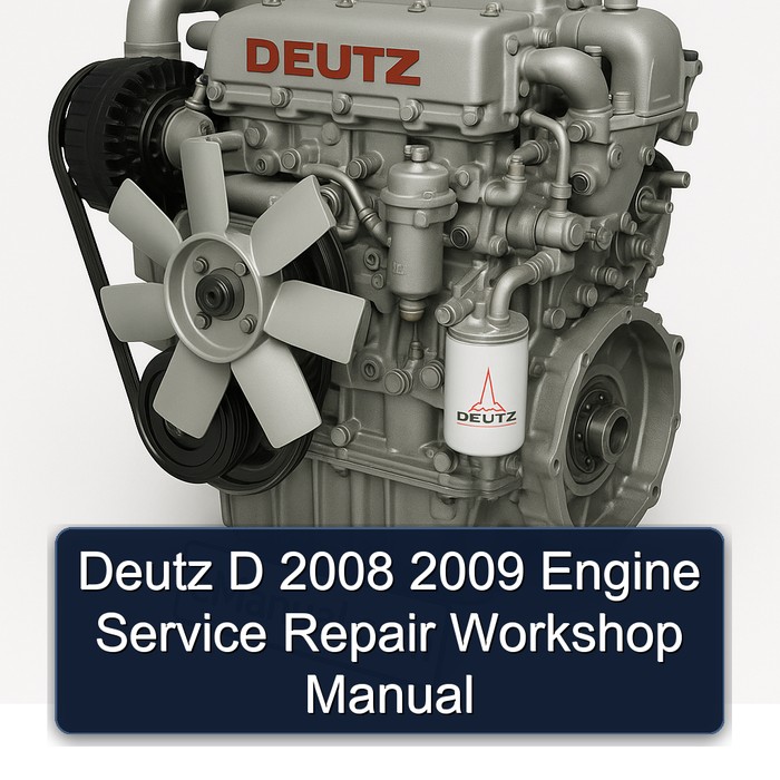 2008-2009 Deutz 2008 2009 D Engine Service Repair Workshop Manual PDF