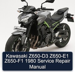 1980 Kawasaki Z Series Z650-D3 Z650-E1 Z650-F1 Service Repair Workshop Manual PDF