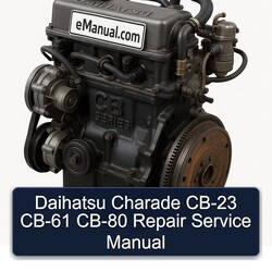 Daihatsu CB Series Charade CB-23 CB-61 CB-80 Service Repair Workshop Manual PDF
