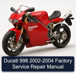 2002-2004 Ducati 998 Service Repair Workshop Manual PDF
