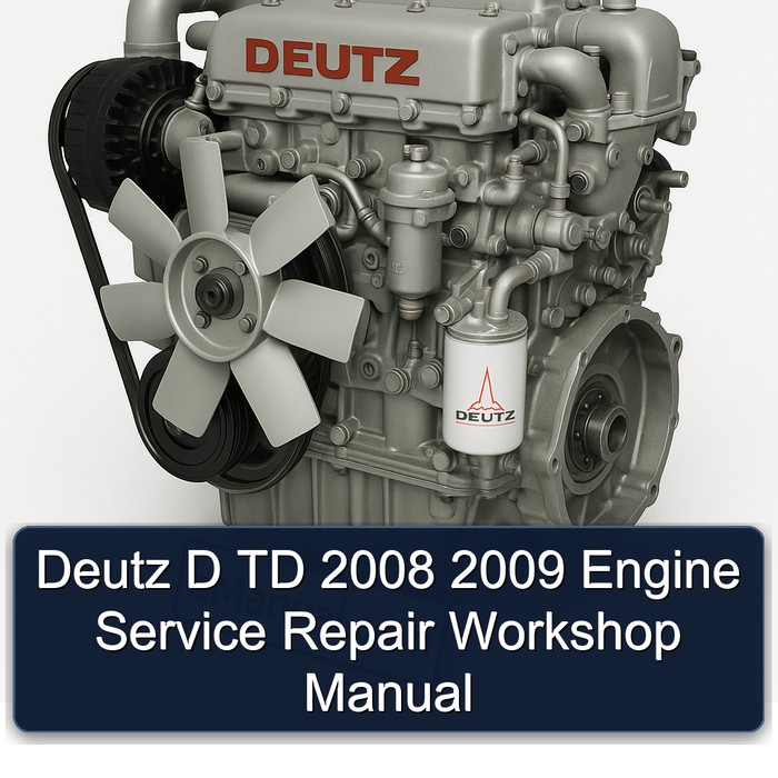 2008-2009 Deutz 2008 2009 D TD Engine Service Repair Workshop Manual PDF
