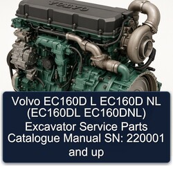 Chevrolet Parts Catalogue Volvo EC160D L NL (ec160dl Ec160dnl) Excavator Sn: 220001 Up Catalog PDF