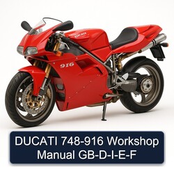 Ducati 916 748- Gb-d-i-e-f Service Repair Workshop Manual PDF