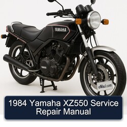 1984 Yamaha XZ550 Service Repair Workshop Manual PDF