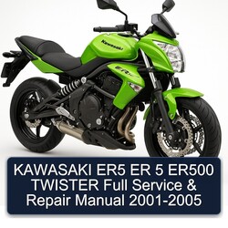 2001-2005 Kawasaki ER Models ER5 5 ER500 Twister Service Repair Workshop Manual PDF