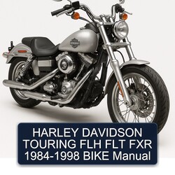 1984-1998 Harley Davidson Touring FLH FLT FXR - Bike Service Repair Workshop Manual PDF