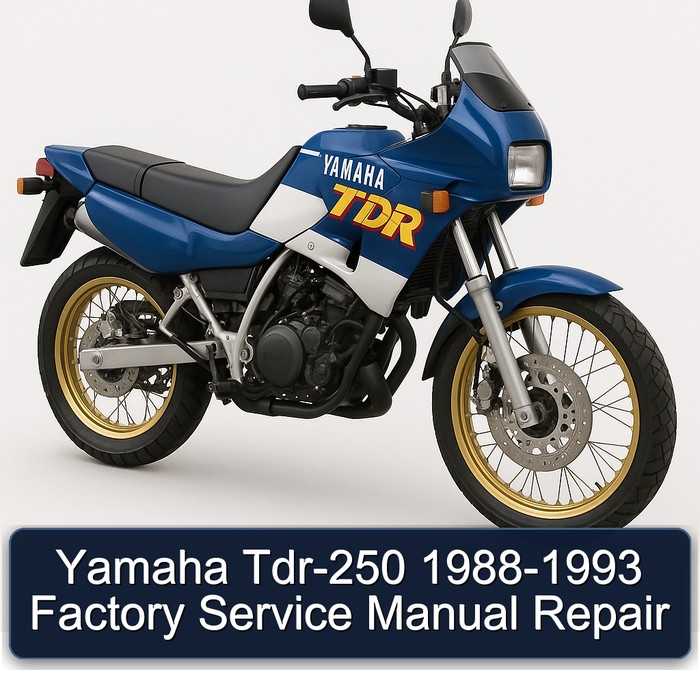 1988-1993 Yamaha TDR Models TDR-250 Service Repair Workshop Manual PDF