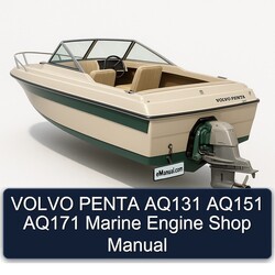 Volvo Penta AQ131 AQ151 AQ171 Marine Engine Shop Service Repair Workshop Manual PDF