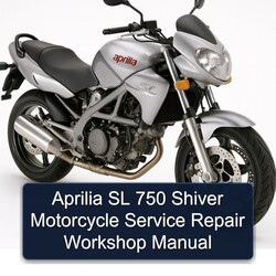 Aprilia Shiver SL 750 Motorcycle Service Repair Workshop Manual PDF