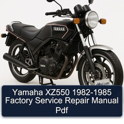 1982-1985 Yamaha XZ550 Service Repair Workshop Manual PDF