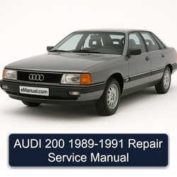 1989-1991 Audi 200 Service Repair Workshop Manual PDF