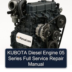 Kubota Diesel Engine 05 Series Service Repair Workshop Manual PDF