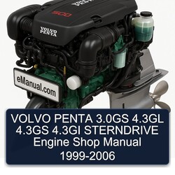 1999-2006 Sterndrive Volvo Penta 3.0gs 4.3gl 4.3gs 4.3gi Engine Shop Service Repair Workshop Manual PDF