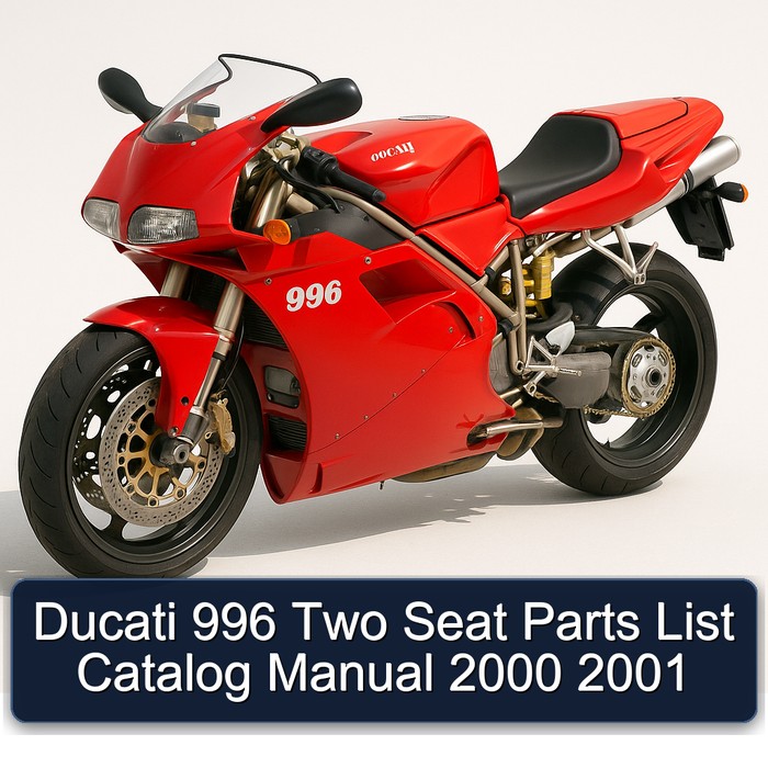 2000-2001 Ducati 996 Two Seat Catalog Parts PDF