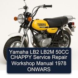 1978 Yamaha Chappy LB2 LB2M 50CC Onwars Service Repair Workshop Manual PDF