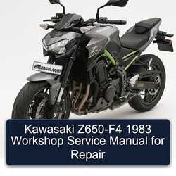 1983 Kawasaki Z Series Z650-F4 Service Repair Workshop Manual PDF