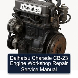 Daihatsu CB Series Charade CB-23 Engine Service Repair Workshop Manual PDF