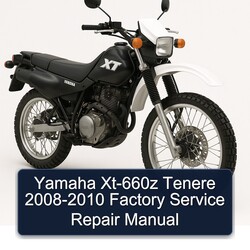Yamaha Xt-660z Tenere 2008-2010 Factory Manual de servicio y reparación 