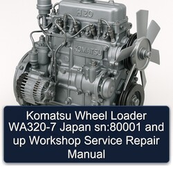 Komatsu Radlader WA320-7 Werkstatt- und Servicemanual
